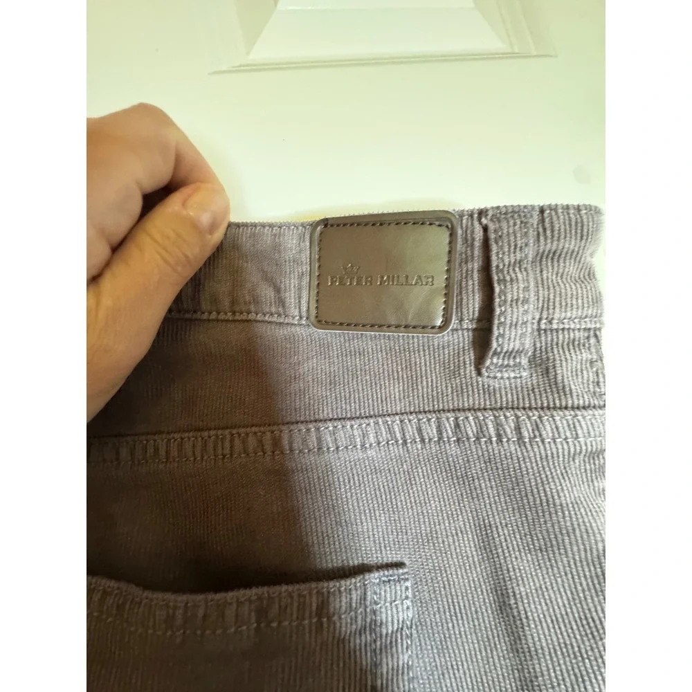 Peter Millar 5 Pocket Corduroy Pant Size 38 Brown Straight‎ Leg